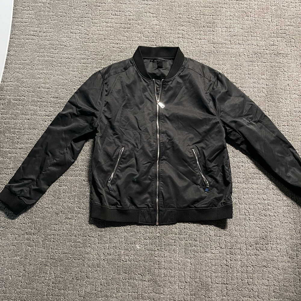 black h&m jacket size large